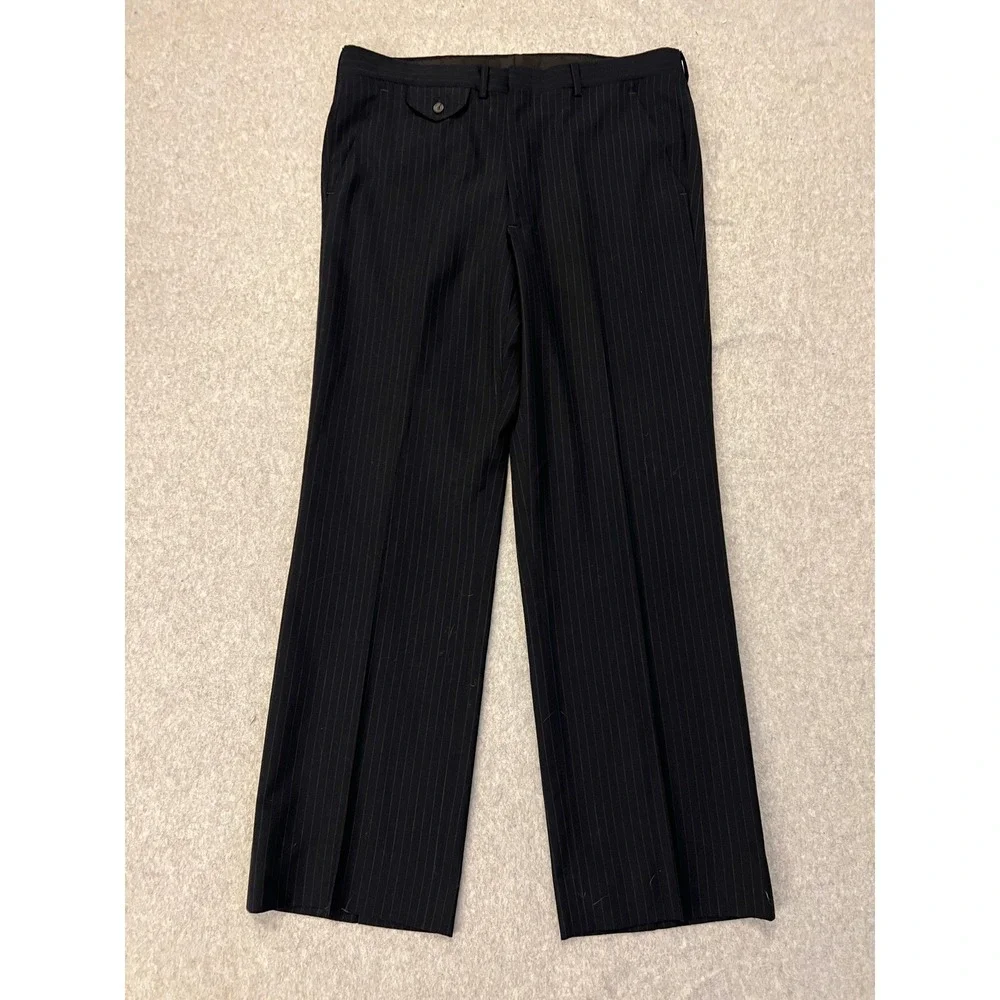 Chaps by Ralph Lauren Blazer & Pants Suit Set Mens Medium USA Made Black‎